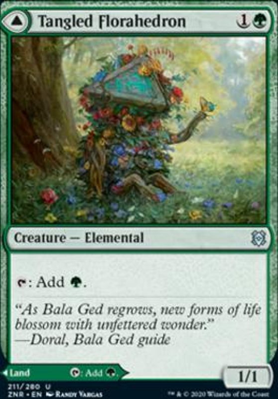Tangled Florahedron (foil)
