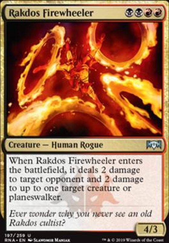 Rakdos Firewheeler (foil)