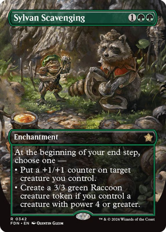 Sylvan Scavenging (Borderless) (Foil)