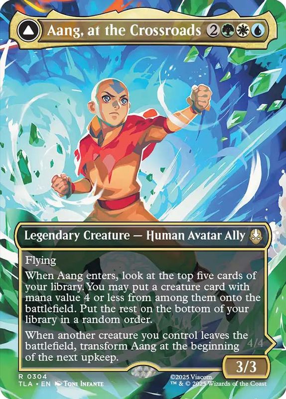 Aang, at the Crossroads // Aang, Destined Savior (#304)