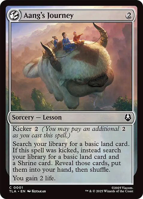 Hovedbilde Aang's Journey (Foil)