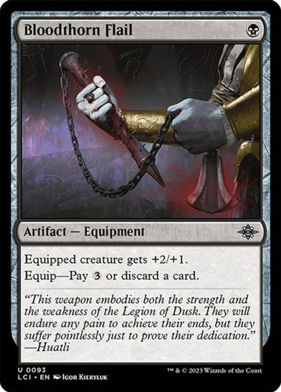 Bloodthorn Flail (Foil)