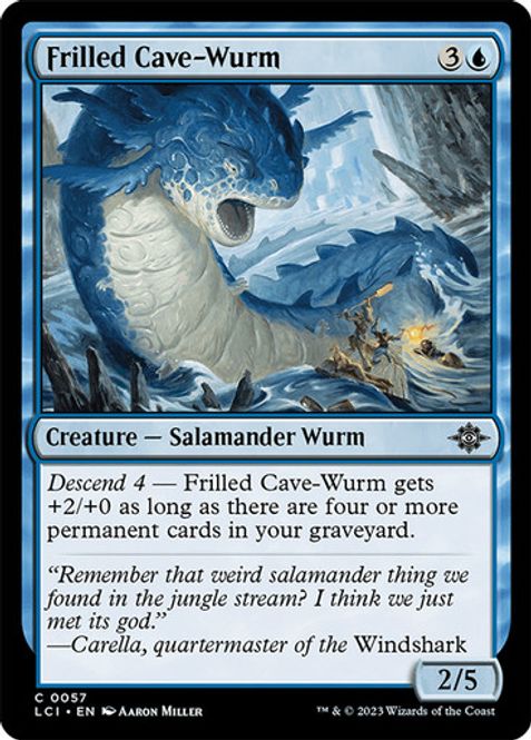 Hovedbilde Frilled Cave-Wurm (Foil)