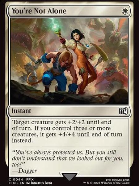 Hovedbilde You're Not Alone (Foil)