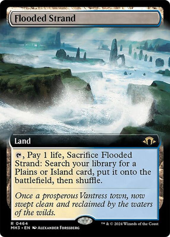 Flooded Strand (Extended Art) (Foil)