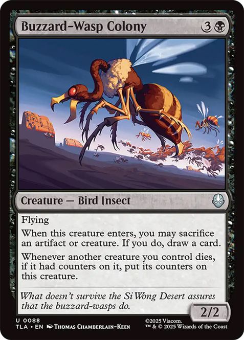 Hovedbilde Buzzard-Wasp Colony (Foil)