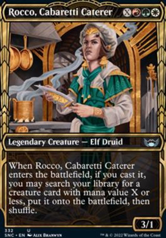 Rocco, Cabaretti Caterer (Showcase)