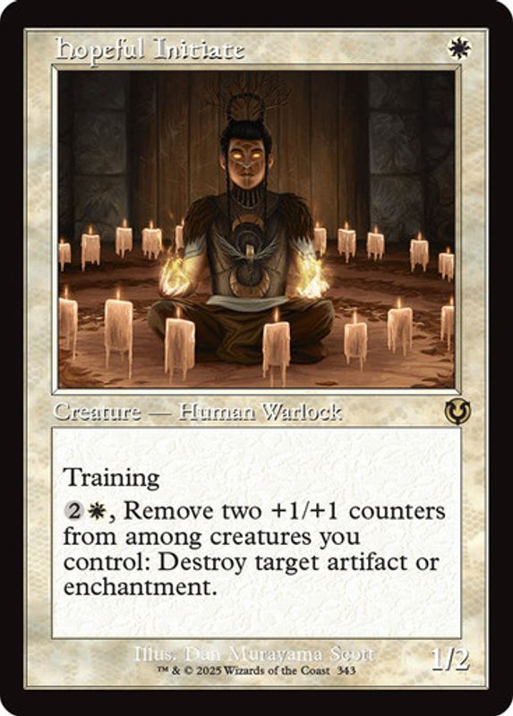 Hopeful Initiate (Retro Frame) (Foil)