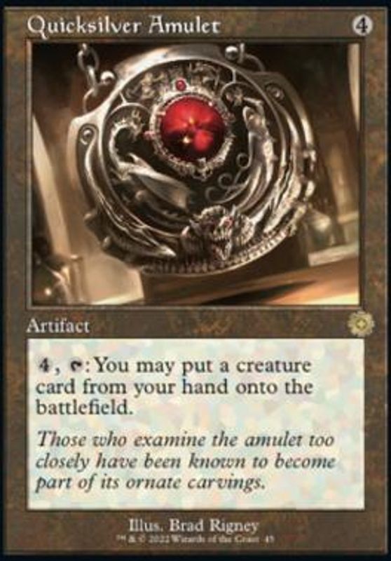 Quicksilver Amulet