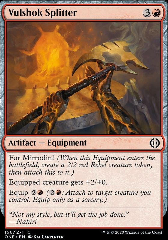 Vulshok Splitter (foil)