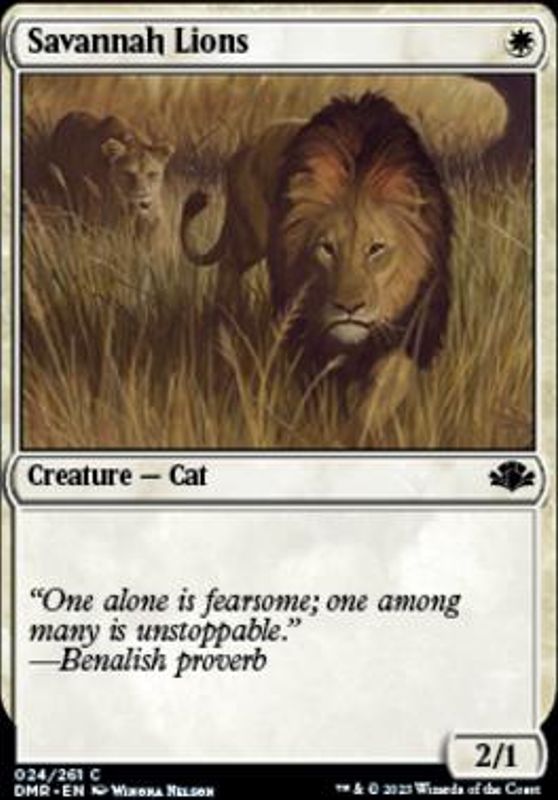 Savannah Lions (foil)