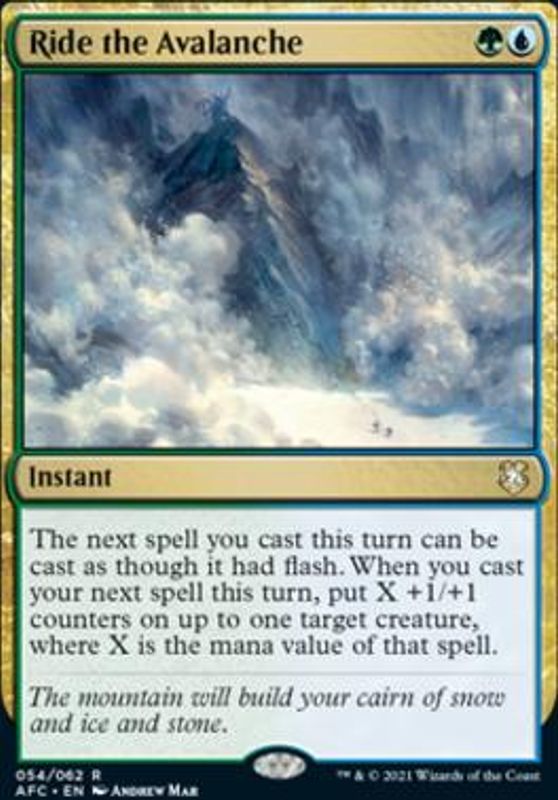 Ride the Avalanche