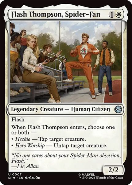 Hovedbilde Flash Thompson, Spider-Fan