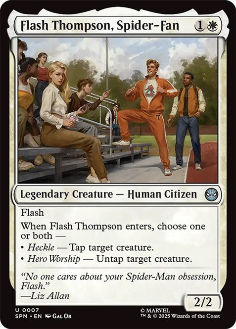 Hovedbilde Flash Thompson, Spider-Fan