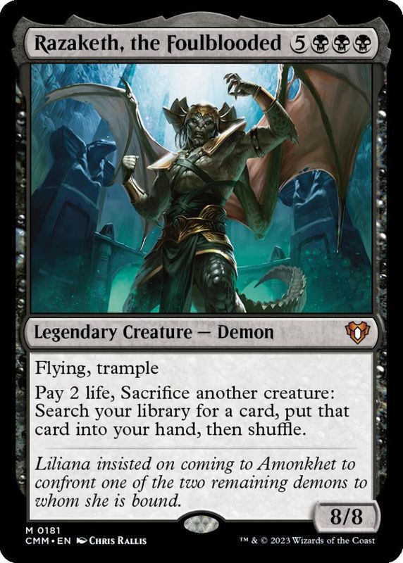 Razaketh, the Foulblooded (foil)