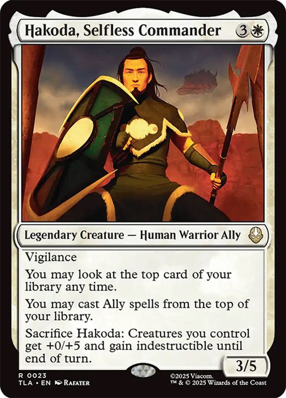 Hakoda, Selfless Commander (Foil)