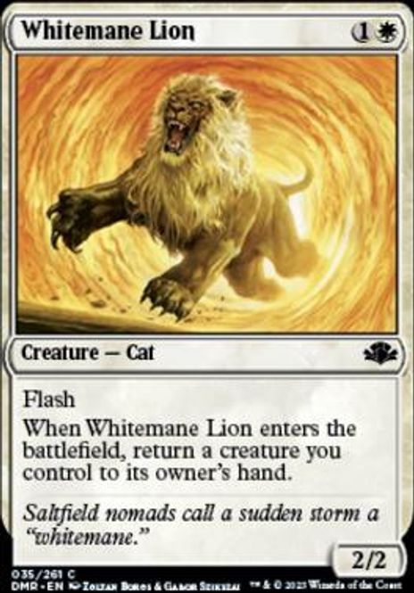 Hovedbilde Whitemane Lion (foil)