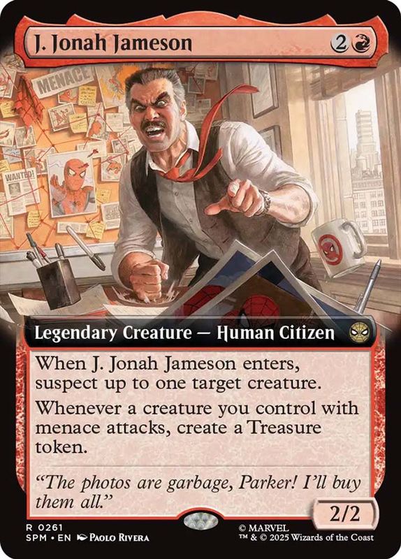 J. Jonah Jameson (Extended Art)