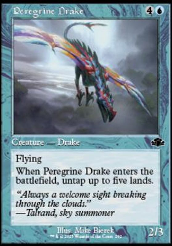 Peregrine Drake (Retro Frame) (foil)