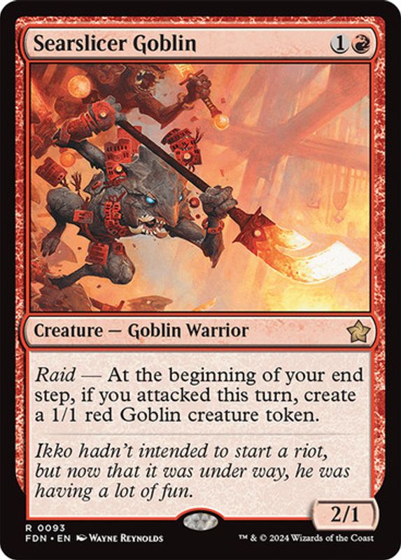 Searslicer Goblin (Foil)