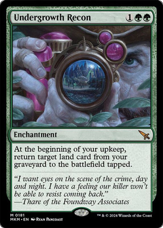 Undergrowth Recon (Foil)