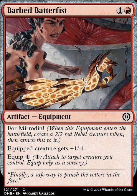 Hovedbilde Barbed Batterfist (foil)