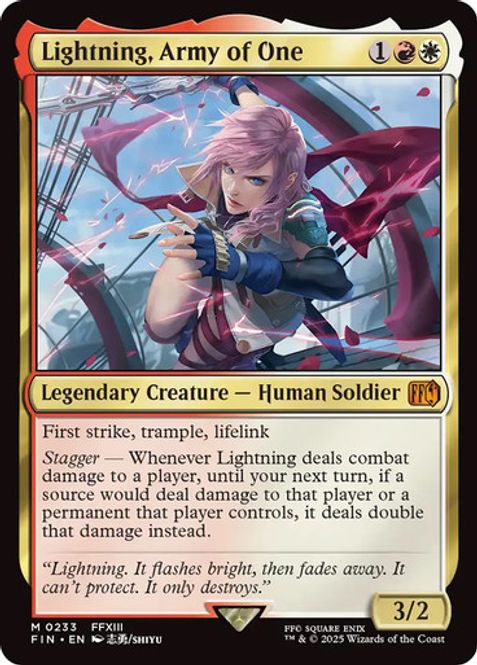 Hovedbilde Lightning, Army of One