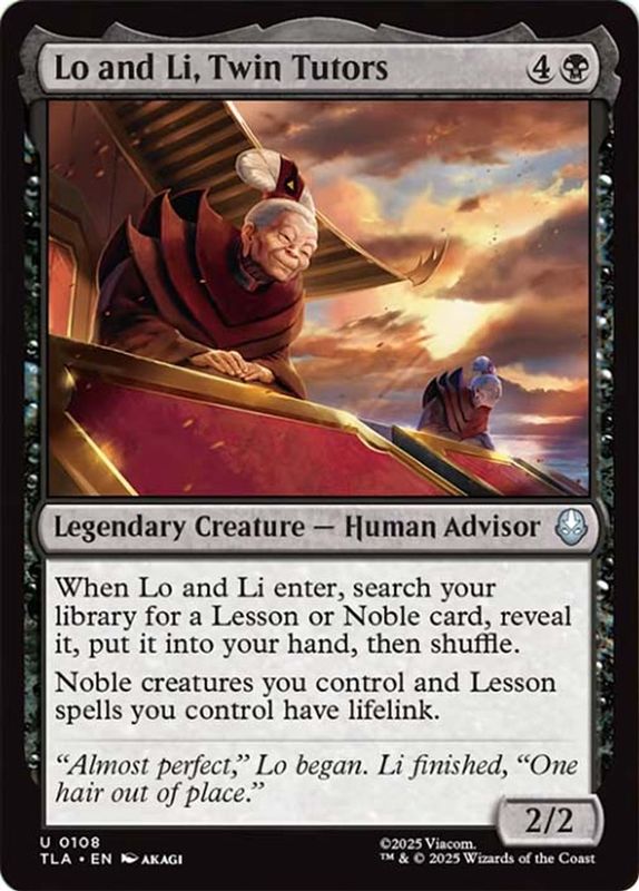 Lo and Li, Twin Tutors (Foil)