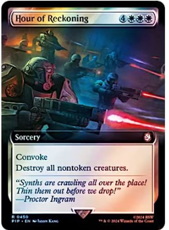 Hour of Reckoning (0450 - Extended Art, Foil)