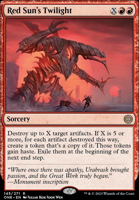 Hovedbilde Red Sun's Twilight (foil)