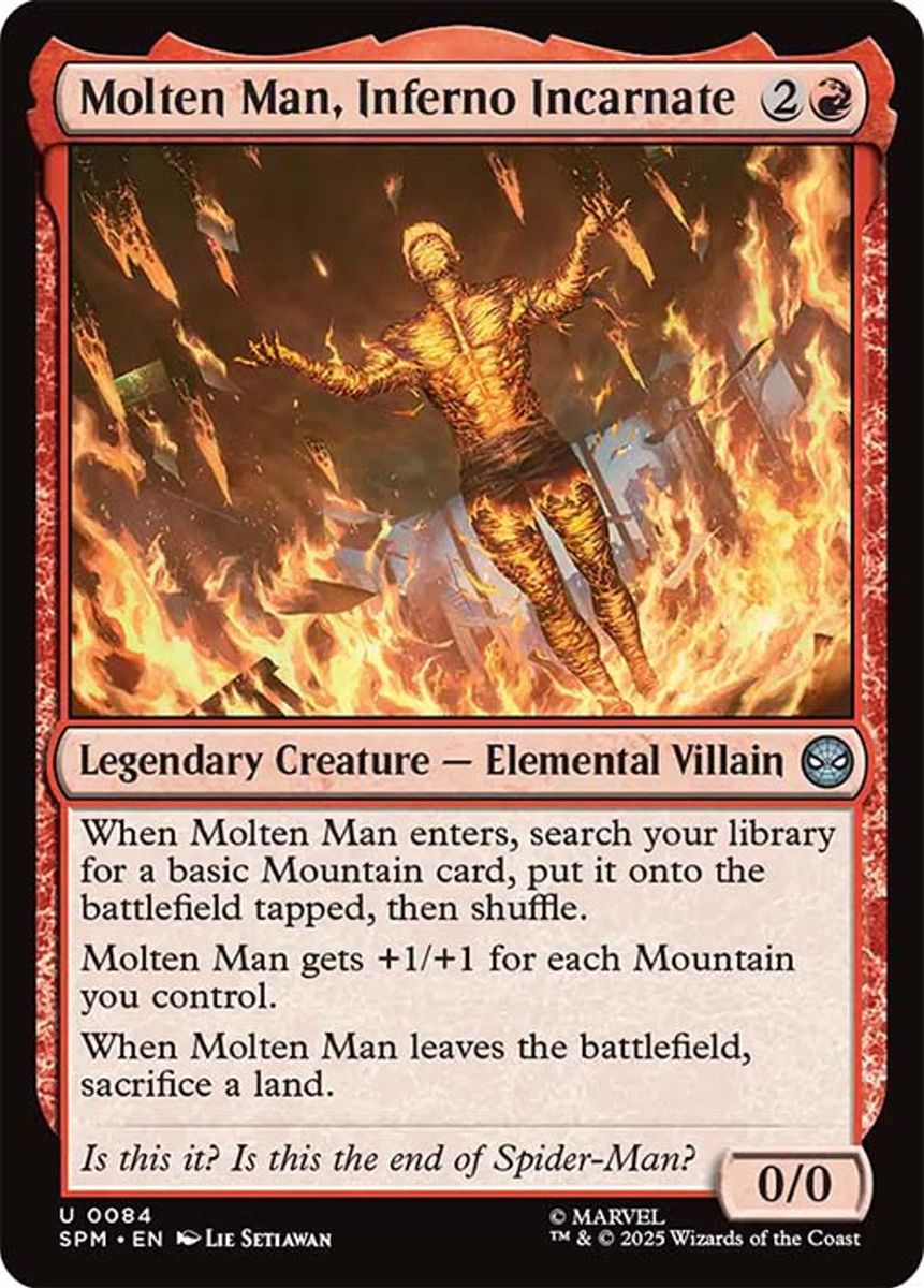 Molten Man, Inferno Incarnate