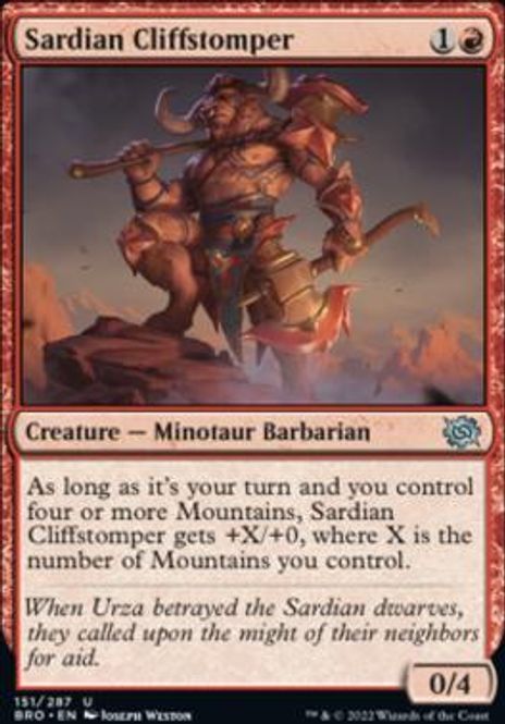 Hovedbilde Sardian Cliffstomper (foil)