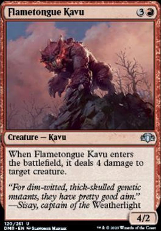 Flametongue Kavu (foil)