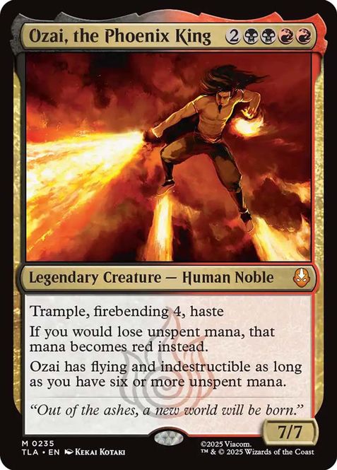 Hovedbilde Ozai, the Phoenix King (Foil)