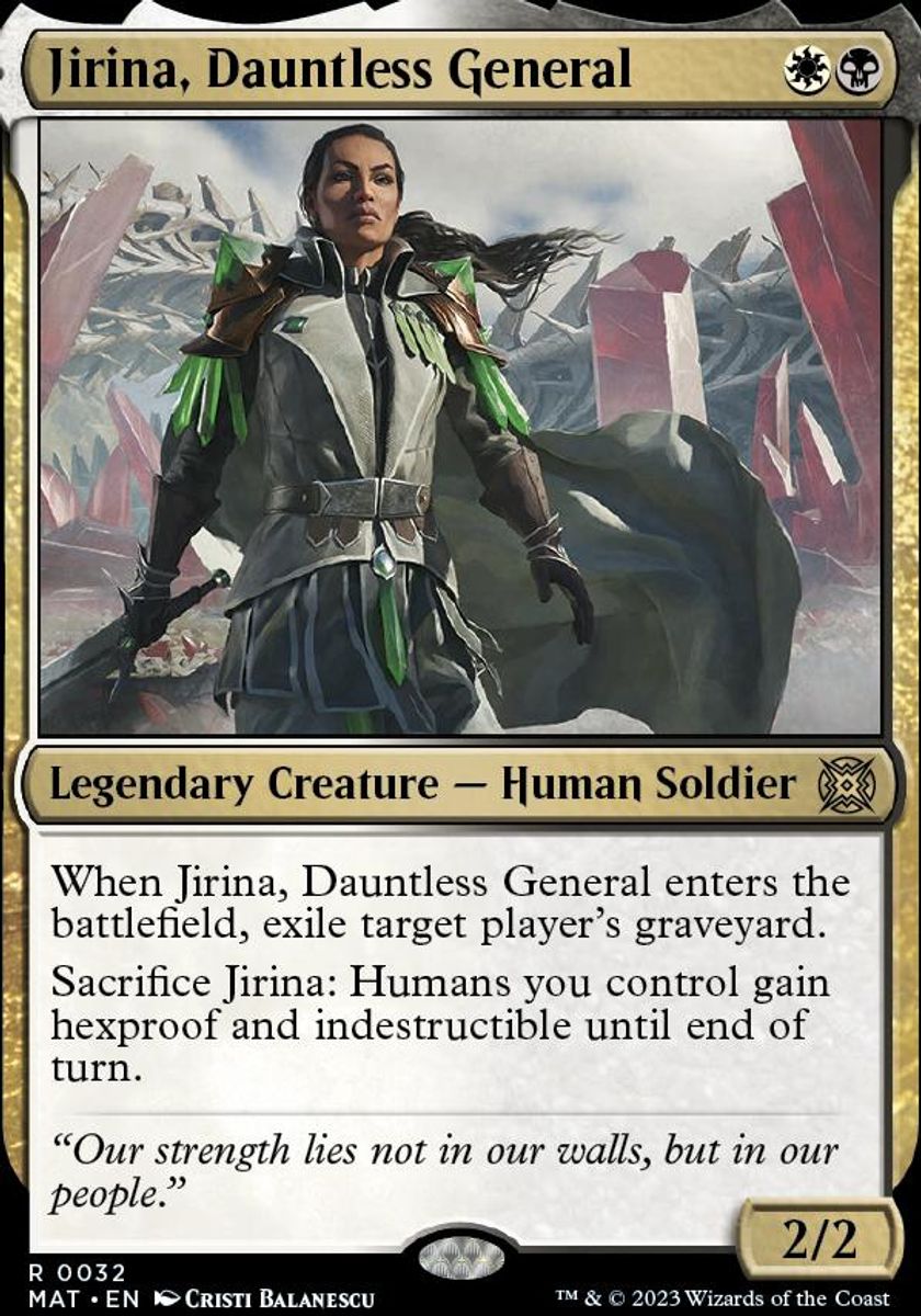 Jirina, Dauntless General
