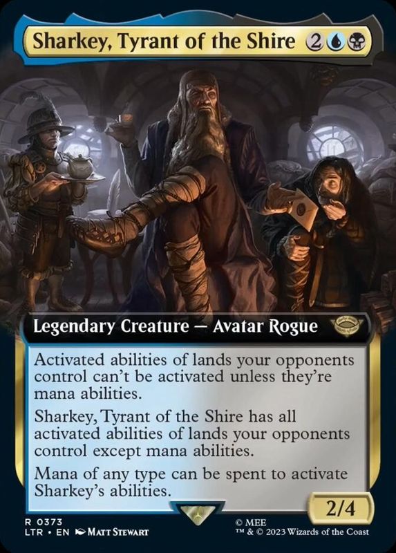 Sharkey, Tyrant of the Shire (Extended Art) (foil)
