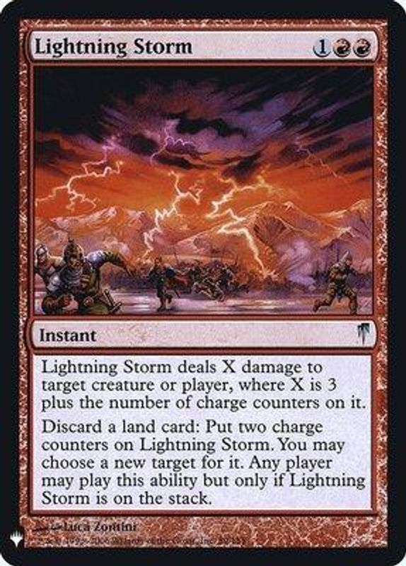 Lightning Storm (Foil)