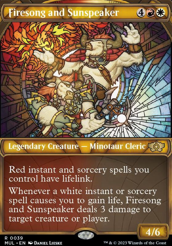 Firesong and Sunspeaker (foil)