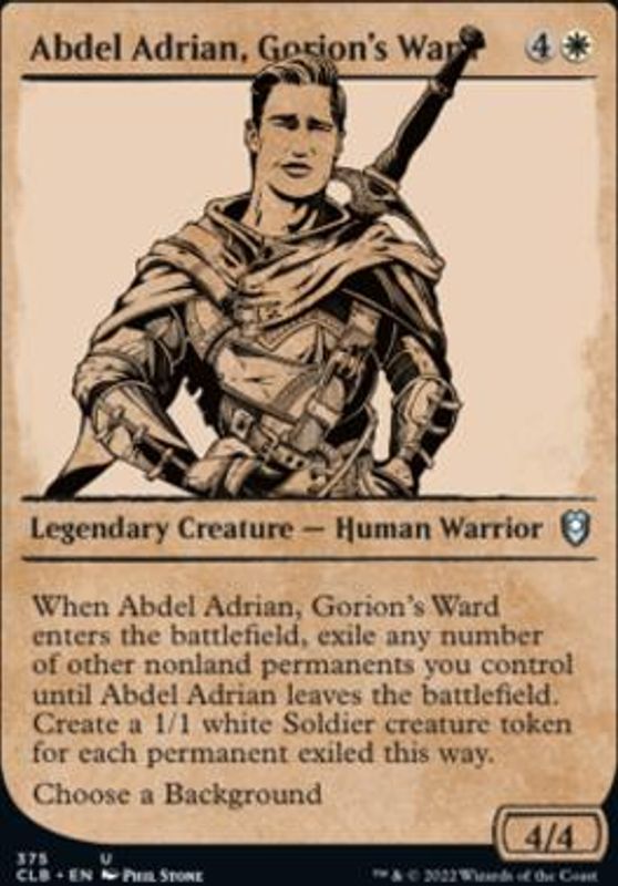 Abdel Adrian, Gorion's Ward (Showcase) (foil)