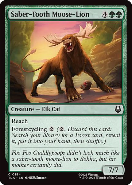 Hovedbilde Saber-Tooth Moose-Lion (Foil)