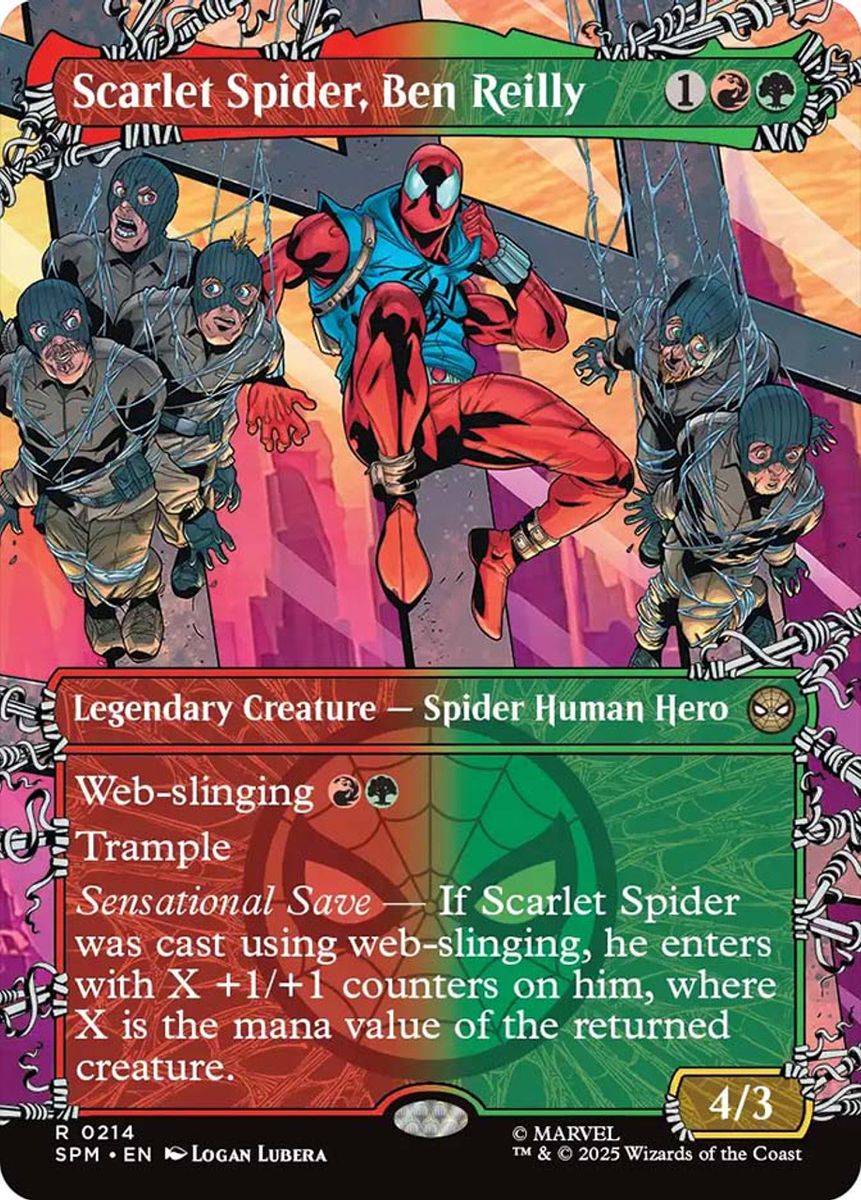 Scarlet Spider, Ben Reilly (Borderless) (Foil)