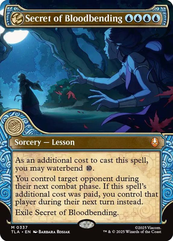Secret of Bloodbending (Showcase) (Foil)