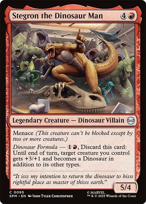 Hovedbilde Stegron the Dinosaur Man ...