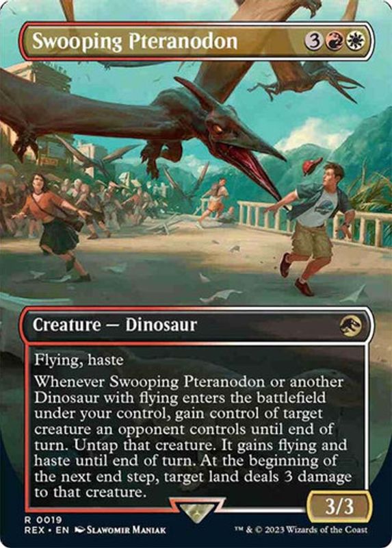 Swooping Pteranodon (Borderless) (Foil)