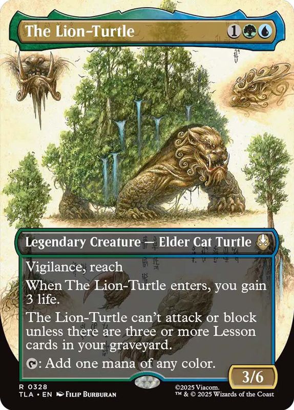 The Lion-Turtle (Borderless) (Foil)
