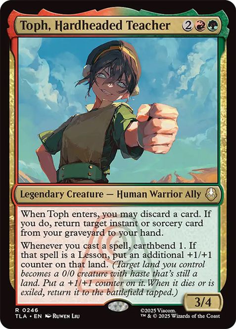 Hovedbilde Toph, Hardheaded Teacher ...