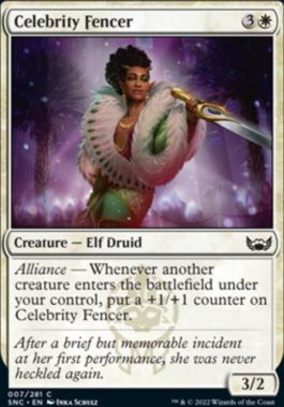 Celebrity Fencer (foil)