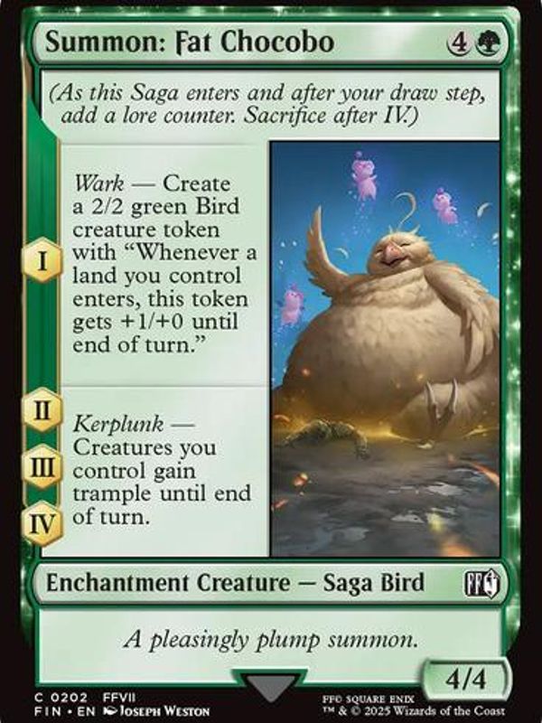 Summon: Fat Chocobo (Foil)