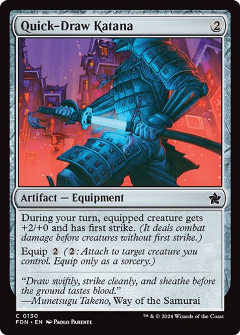 Hovedbilde Quick-Draw Katana (Foil)