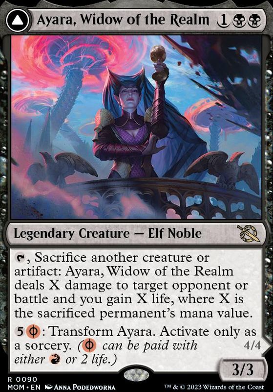 Ayara, Widow of the Realm (foil)